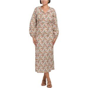 ONE FINE DAY Balloon Sleeve Maxi Dress
